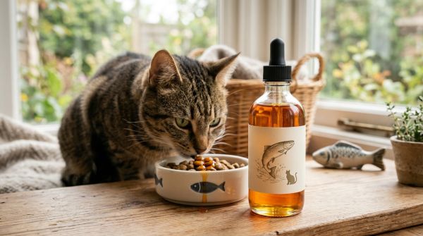 Huile de saumon pour chat : beauté et santé au rendez-vous